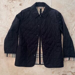 Burberry Quilted Black Women's Jacket size Small